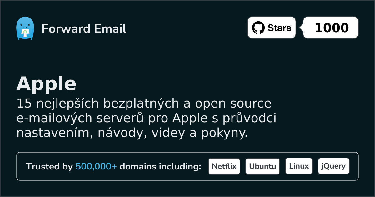 15 Best Open Source Email Servers for Apple in 2026