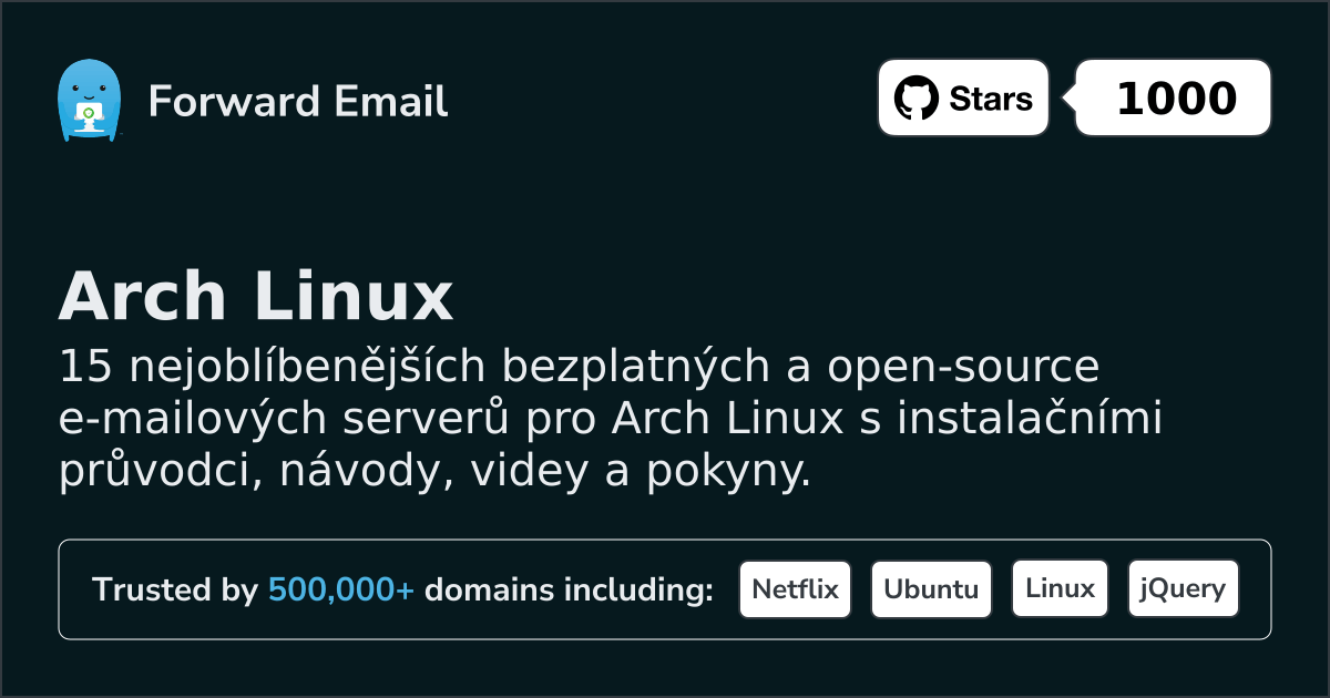15 Most Popular Open Source Email Servers for Arch Linux in 2026