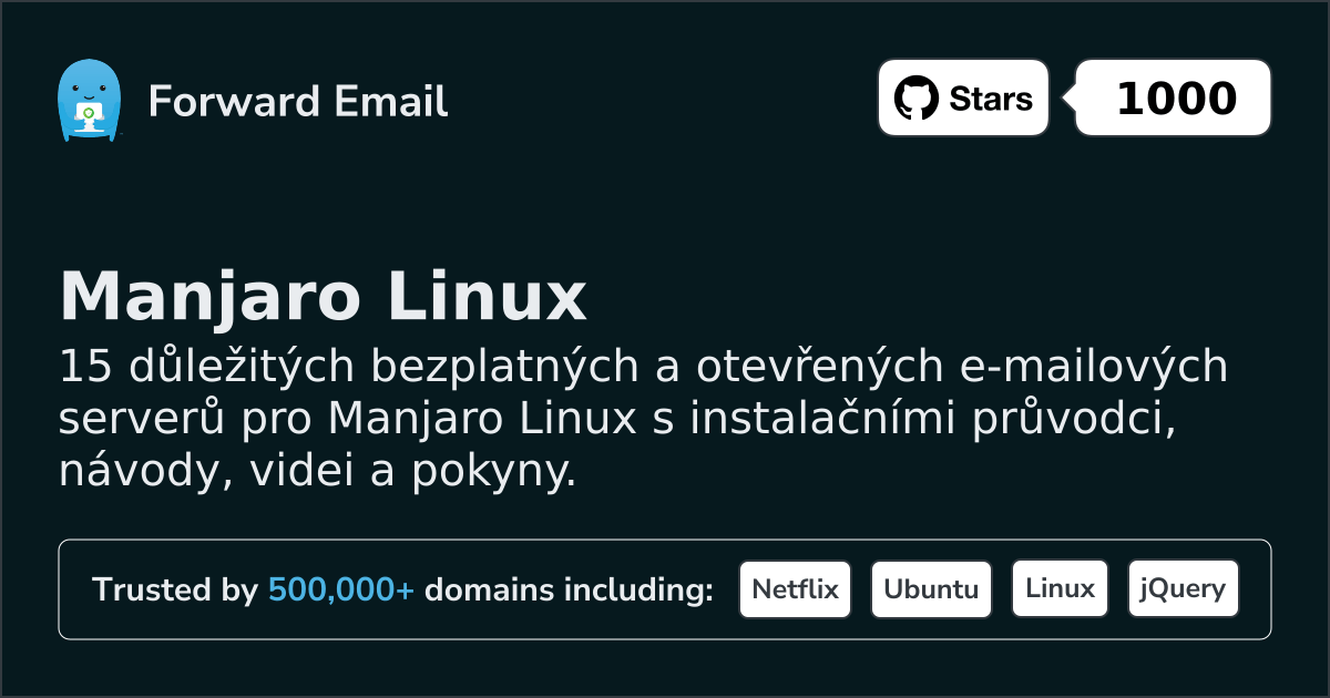 15 Important Open Source Email Servers for Manjaro Linux in 2026