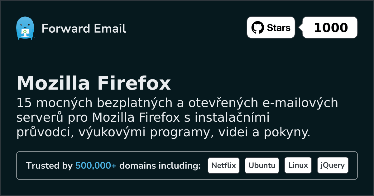 15 Mighty Open Source Email Servers for Mozilla Firefox in 2026