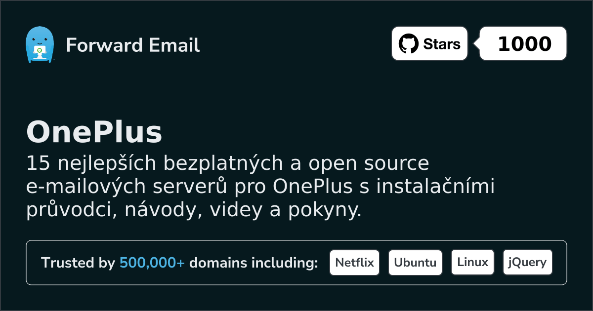 15 Best Open Source Email Servers for OnePlus in 2026