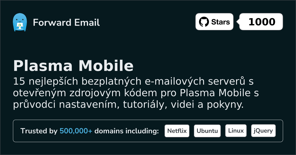 15 Top Open Source Email Servers for Plasma Mobile in 2026