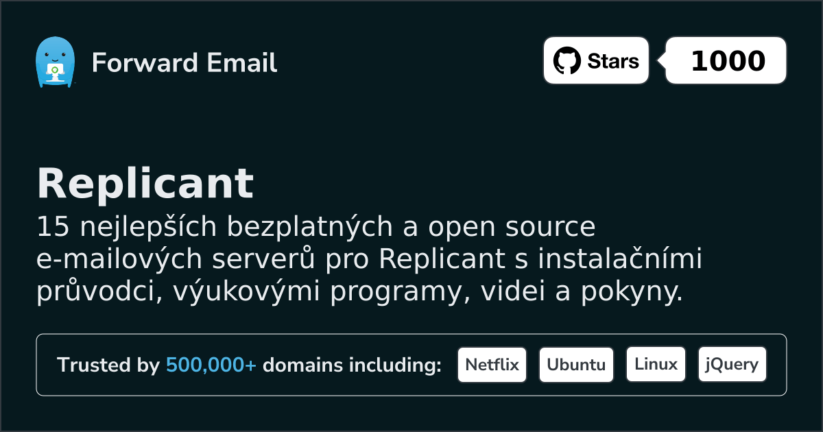 15 Top Open Source Email Servers for Replicant in 2026