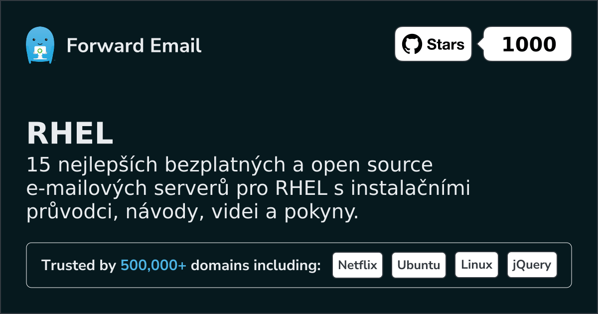 15 Top Open Source Email Servers for RHEL in 2026