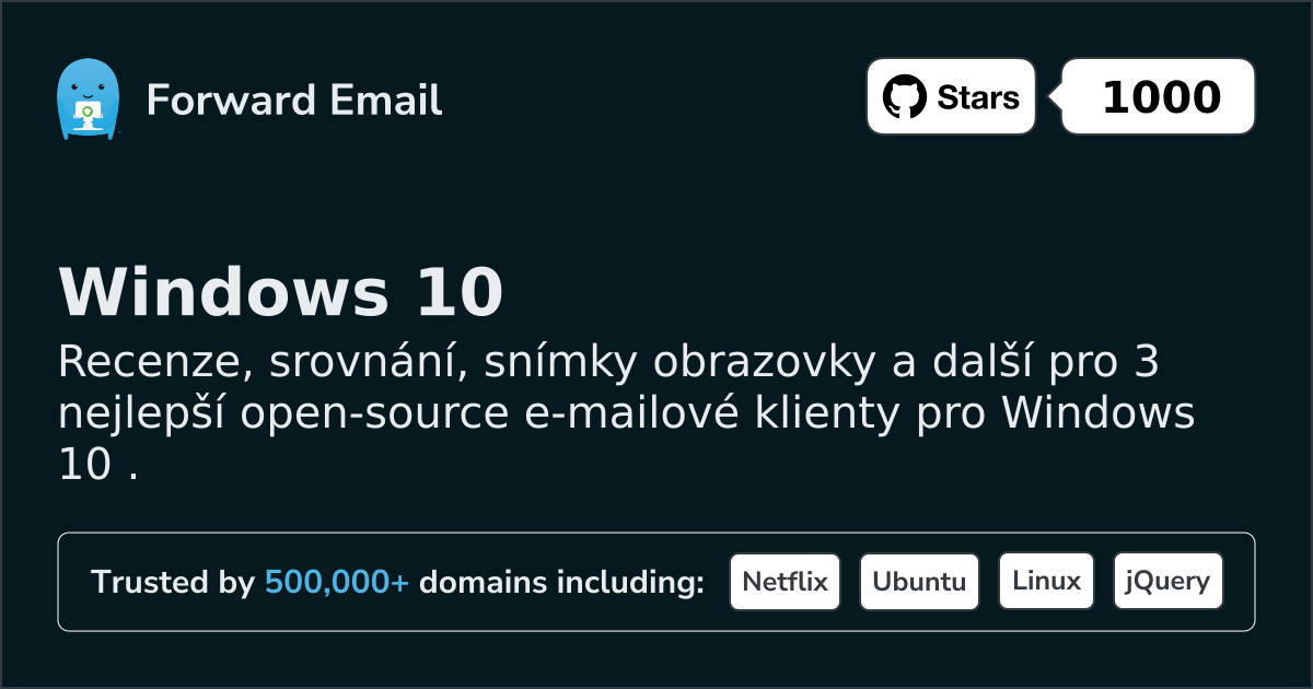 3 Top Open Source Email Clients for Windows 10 in 2026