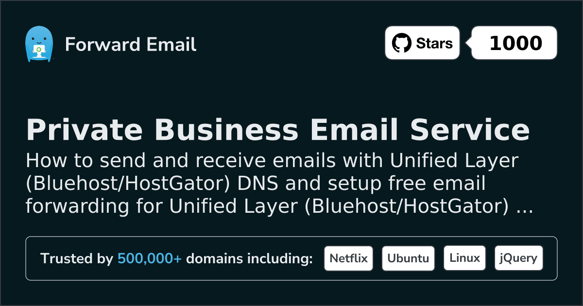 Jak nastavit e-mail pomocí Unified Layer (Bluehost/HostGator)
