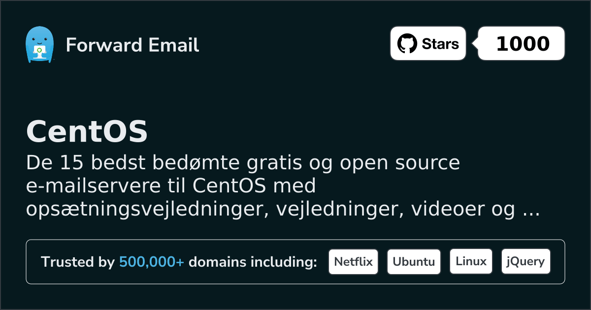 15 Highest-Rated Open Source Email Servers for CentOS in 2026