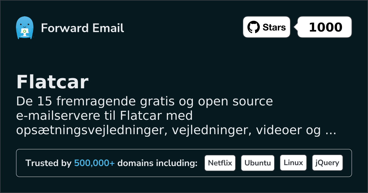 15 Excellent Open Source Email Servers for Flatcar in 2026