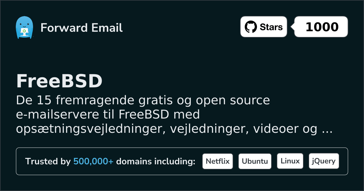 15 Excellent Open Source Email Servers for FreeBSD in 2026