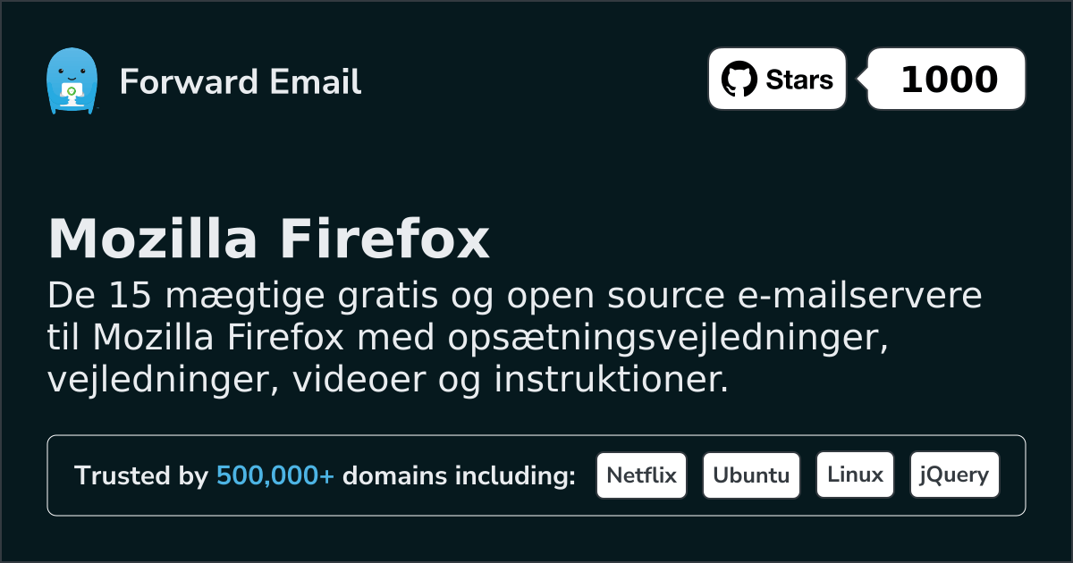15 Mighty Open Source Email Servers for Mozilla Firefox in 2026