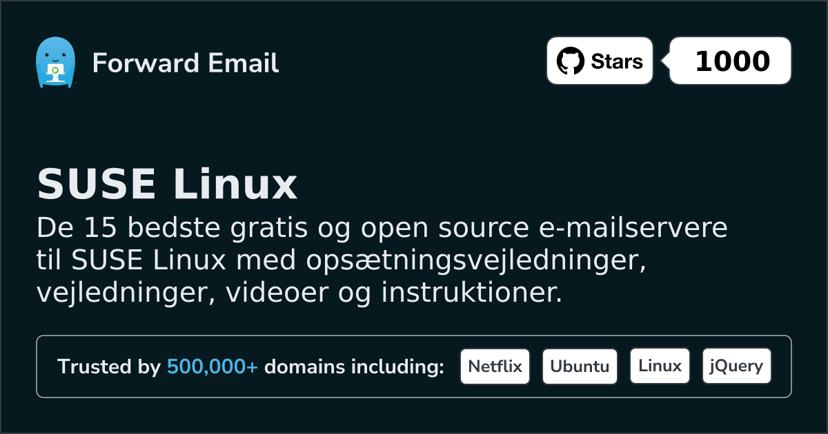 15 Top Open Source Email Servers for SUSE Linux in 2026