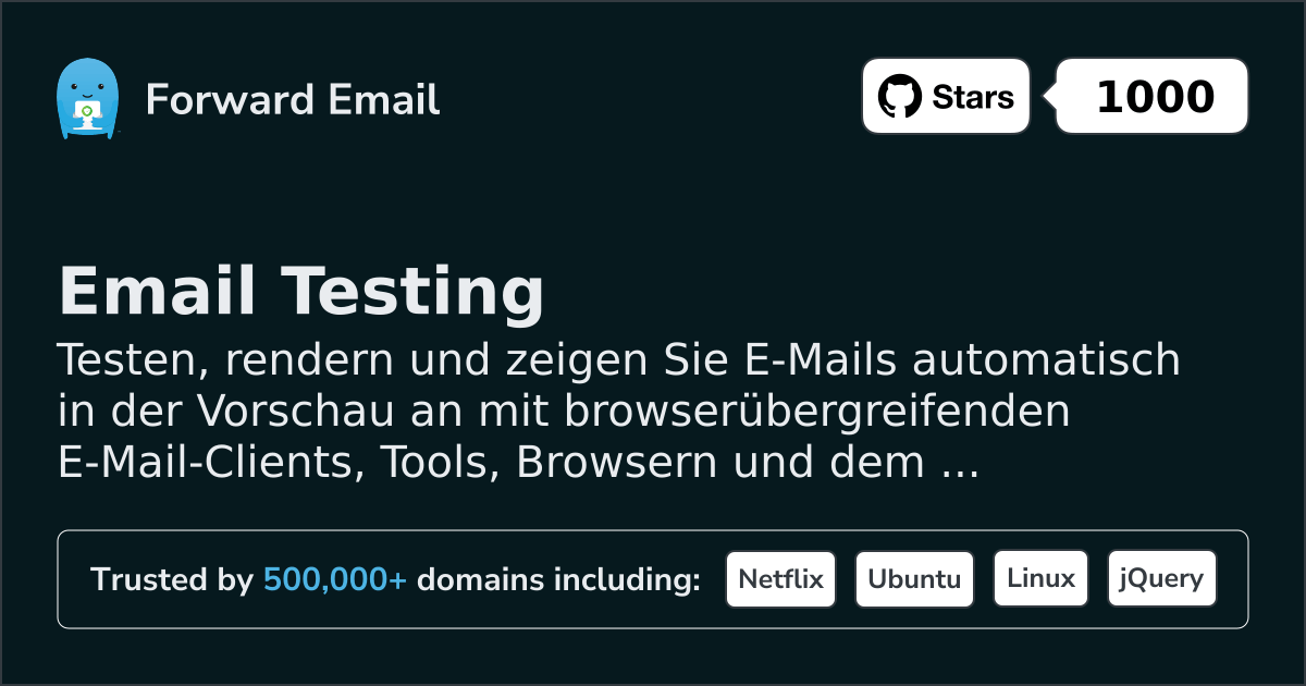 E-Mail-Tests für Browser und iOS-Simulator
