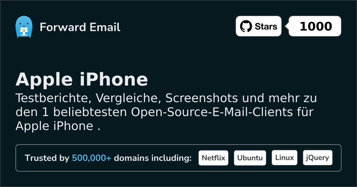 1 Most Popular Open Source Email Clients for Apple iPhone in 2026