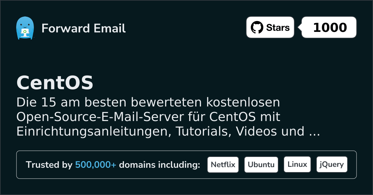 15 Highest-Rated Open Source Email Servers for CentOS in 2026