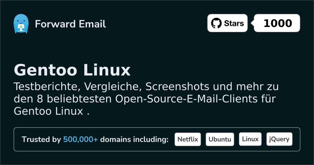 8 Favorited Open Source Email Clients for Gentoo Linux in 2026
