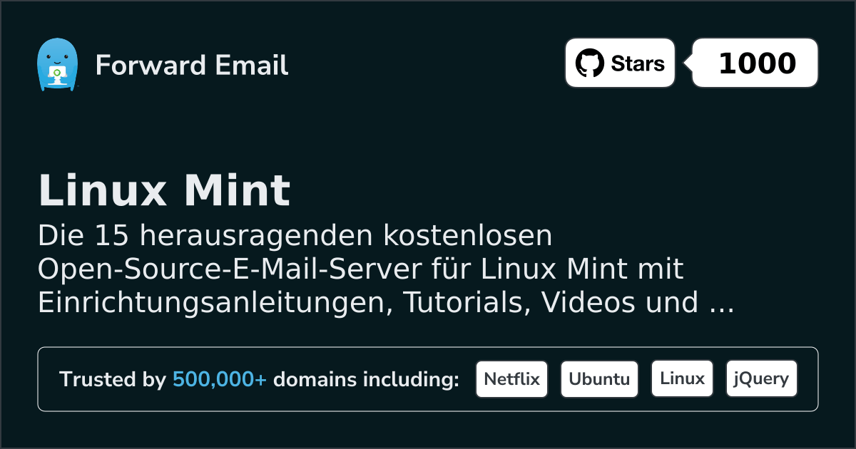 15 Outstanding Open Source Email Servers for Linux Mint in 2026