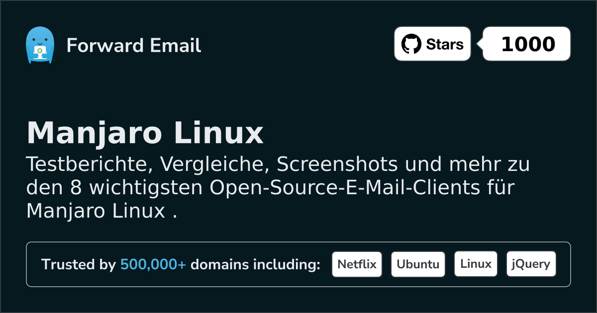 8 Important Open Source Email Clients for Manjaro Linux in 2026