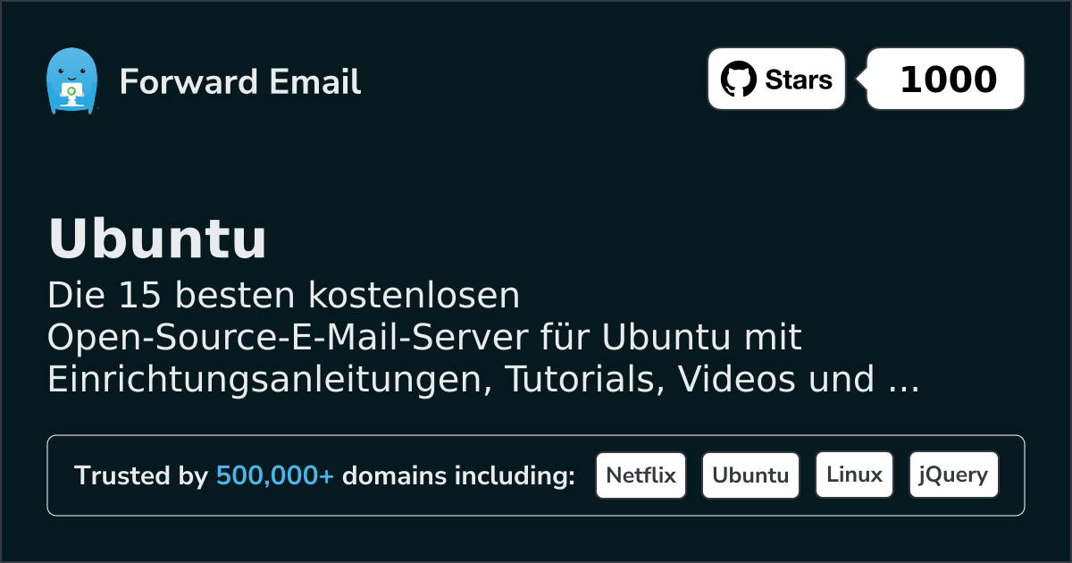 15 Top Open Source Email Servers for Ubuntu in 2026
