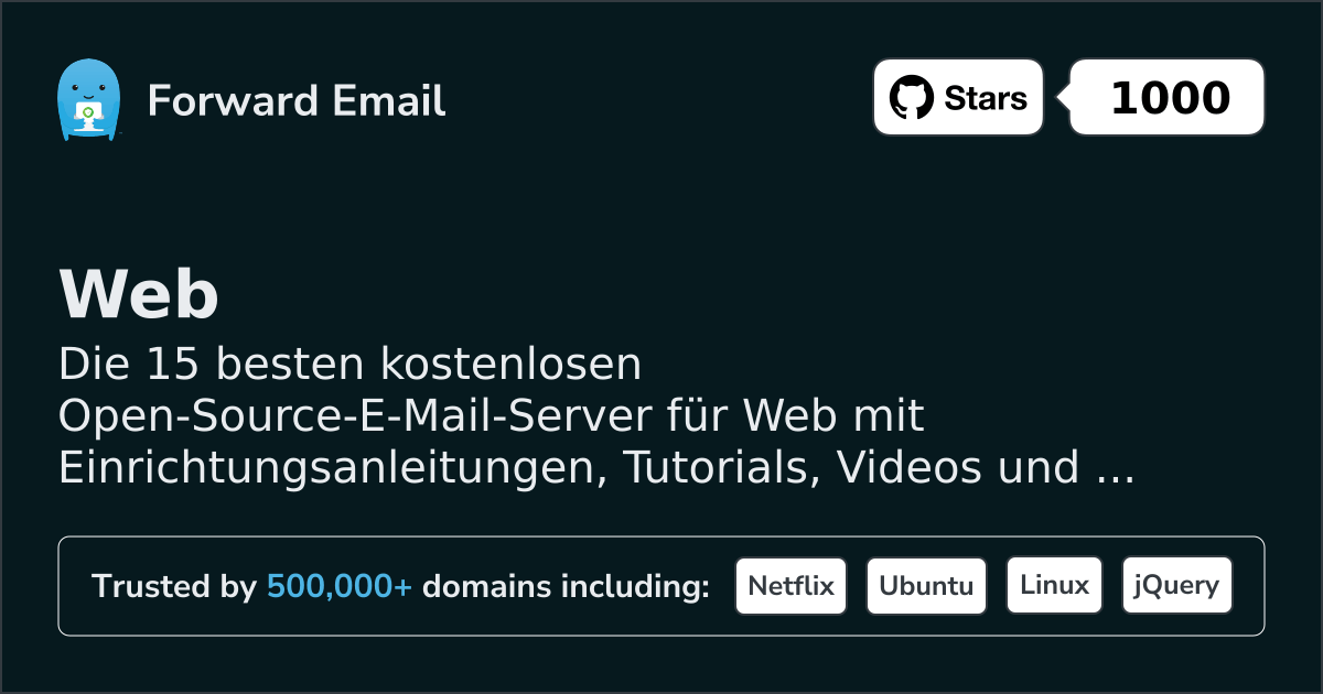 15 Top Open Source Email Servers for Web in 2026