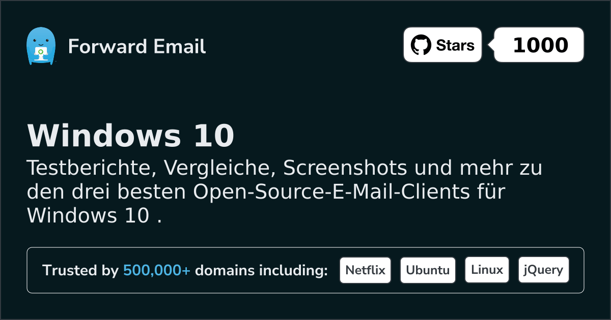3 Top Open Source Email Clients for Windows 10 in 2026