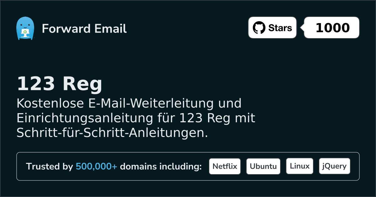 So richten Sie E-Mail mit 123 Reg ein