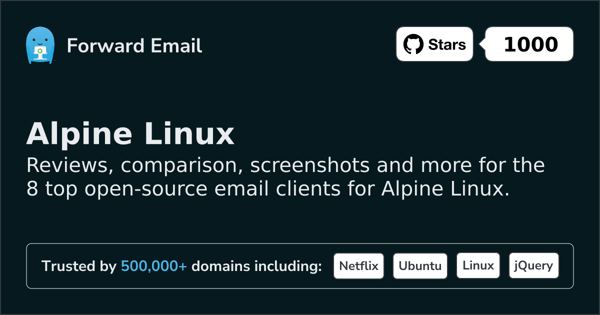 8 Top Open Source Email Clients for Alpine Linux in 2026