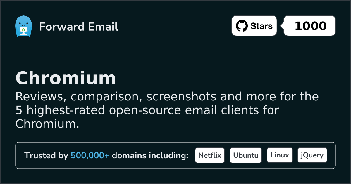 5 Highest-Rated Open Source Email Clients for Chromium in 2026