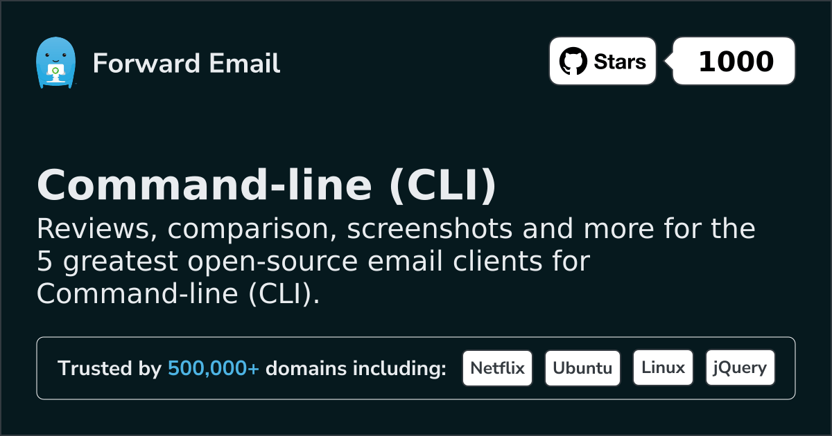 5 Greatest Open Source Email Clients for Command-line (CLI) in 2026
