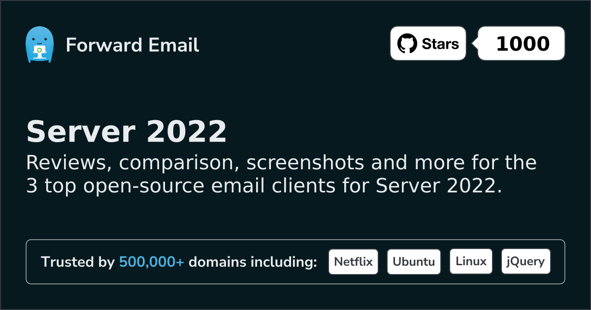 3 Top Open Source Email Clients for Server 2022 in 2026