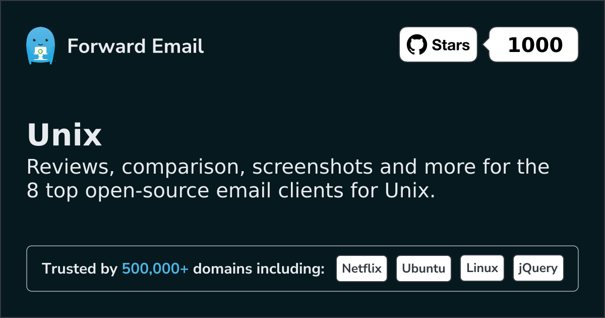 8 Top Open Source Email Clients for Unix in 2026