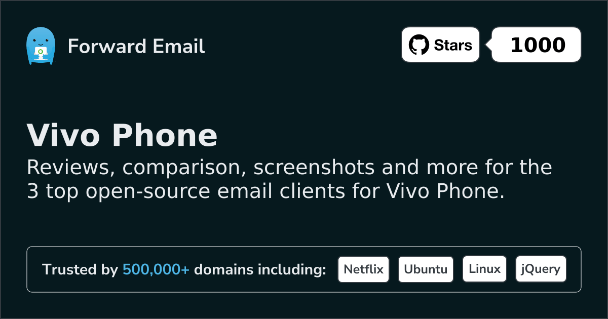 3 Top Open Source Email Clients for Vivo Phone in 2026