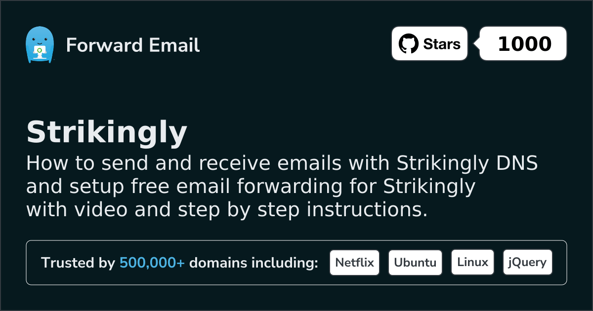 How to Setup Email with Strikingly