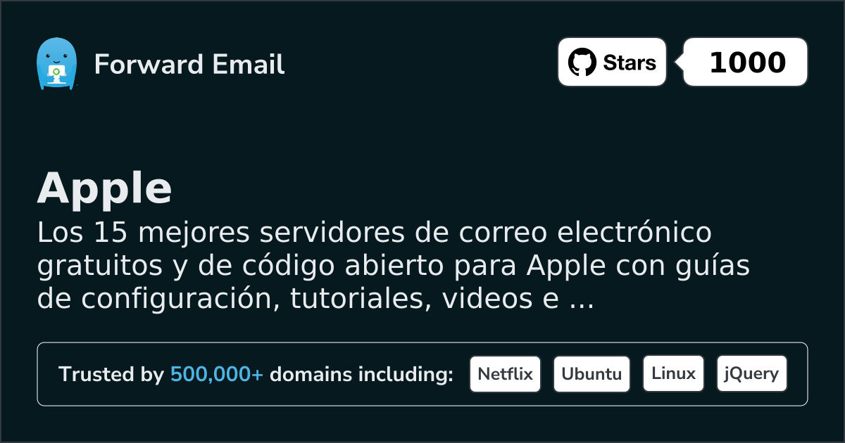 15 Best Open Source Email Servers for Apple in 2026