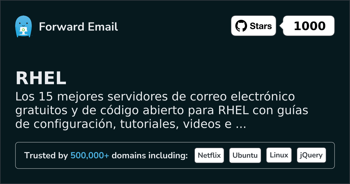 15 Top Open Source Email Servers for RHEL in 2026