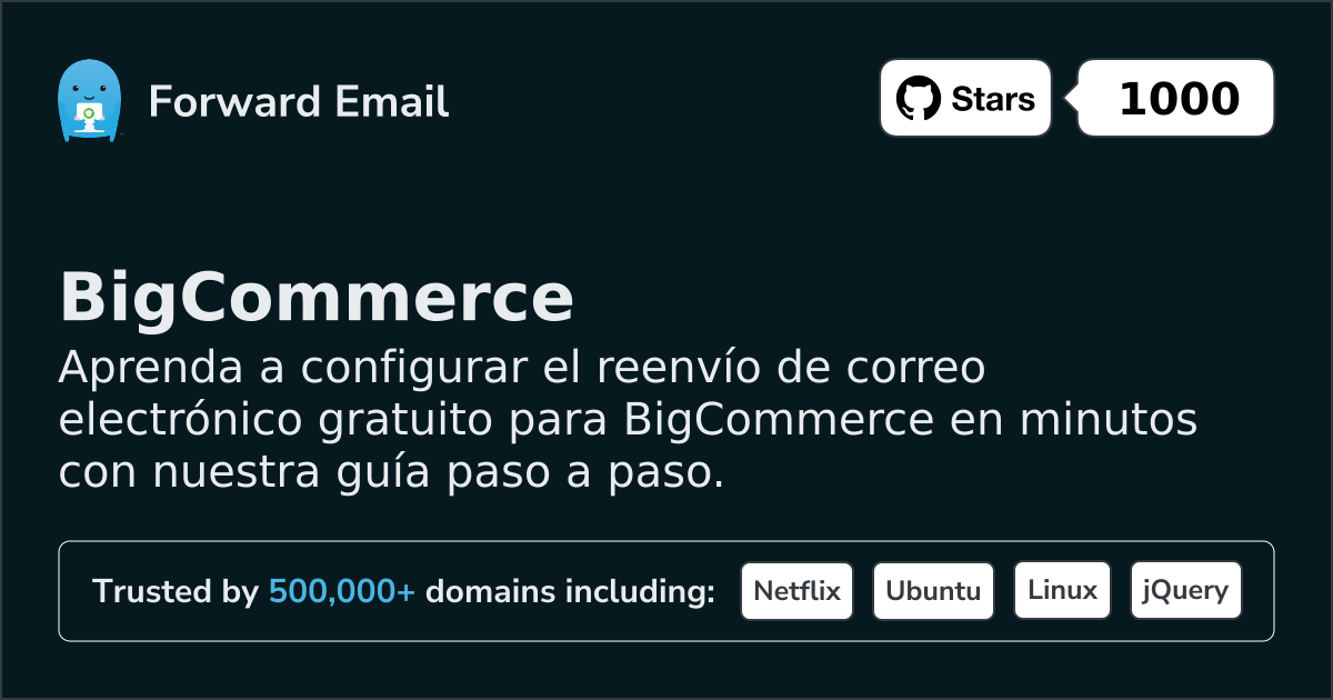 Cómo configurar el correo electrónico con BigCommerce
