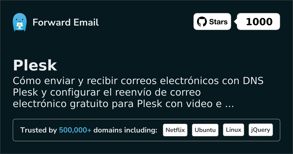 Cómo configurar el correo electrónico con Plesk