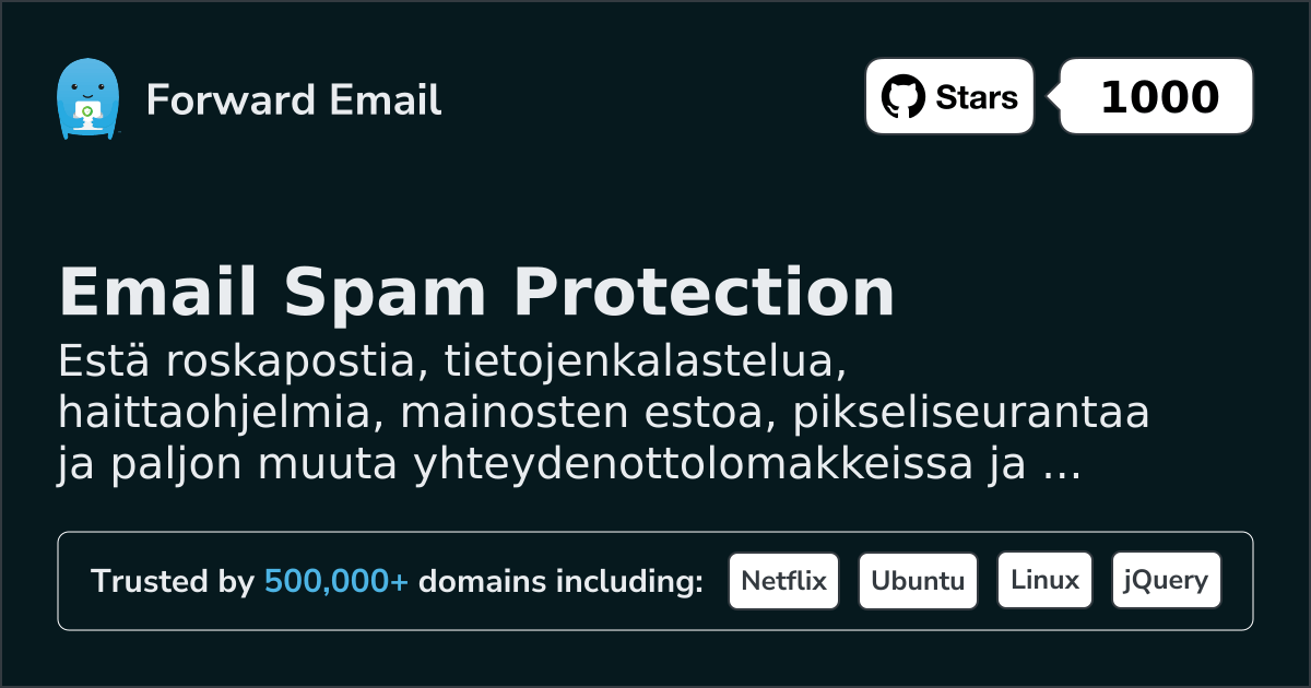 Paras sähköpostiroskapostin suojaussuodatin