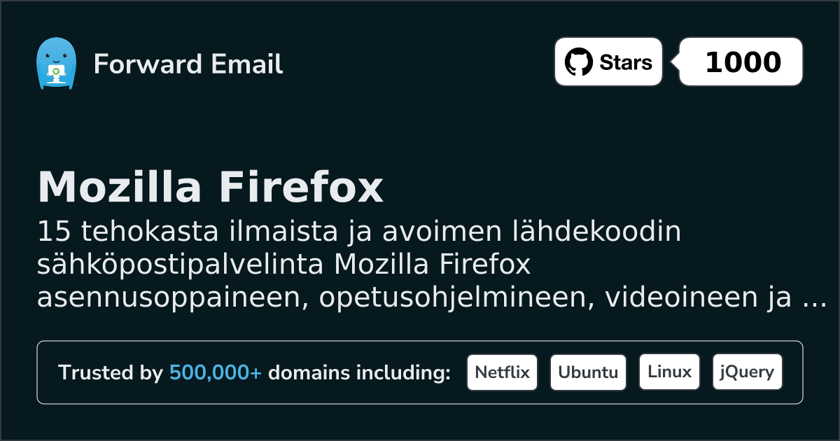 15 Mighty Open Source Email Servers for Mozilla Firefox in 2026