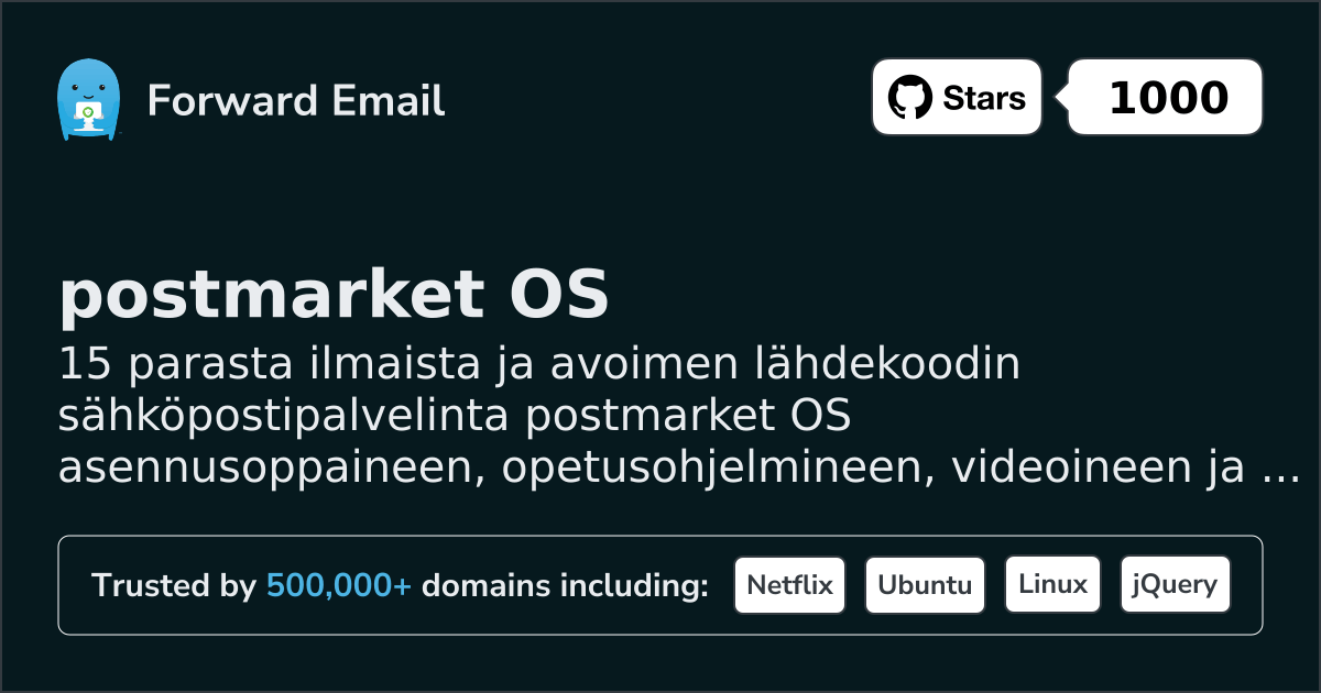 15 Top Open Source Email Servers for postmarket OS in 2026