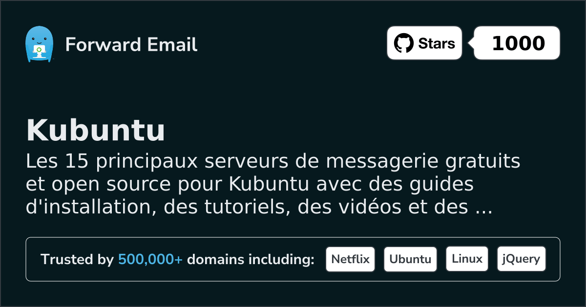 15 Leading Open Source Email Servers for Kubuntu in 2026