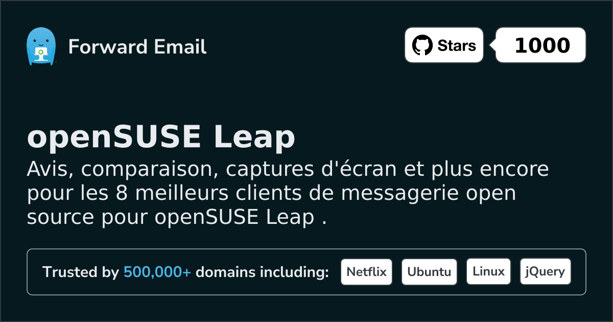8 Top Open Source Email Clients for openSUSE Leap in 2026