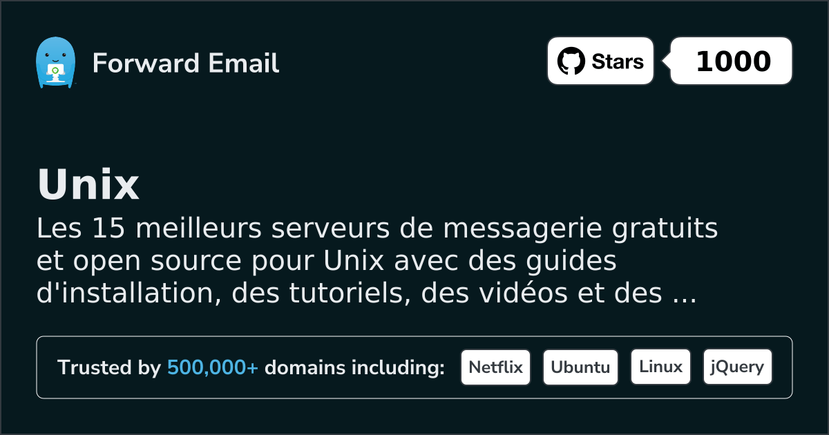 15 Top Open Source Email Servers for Unix in 2026