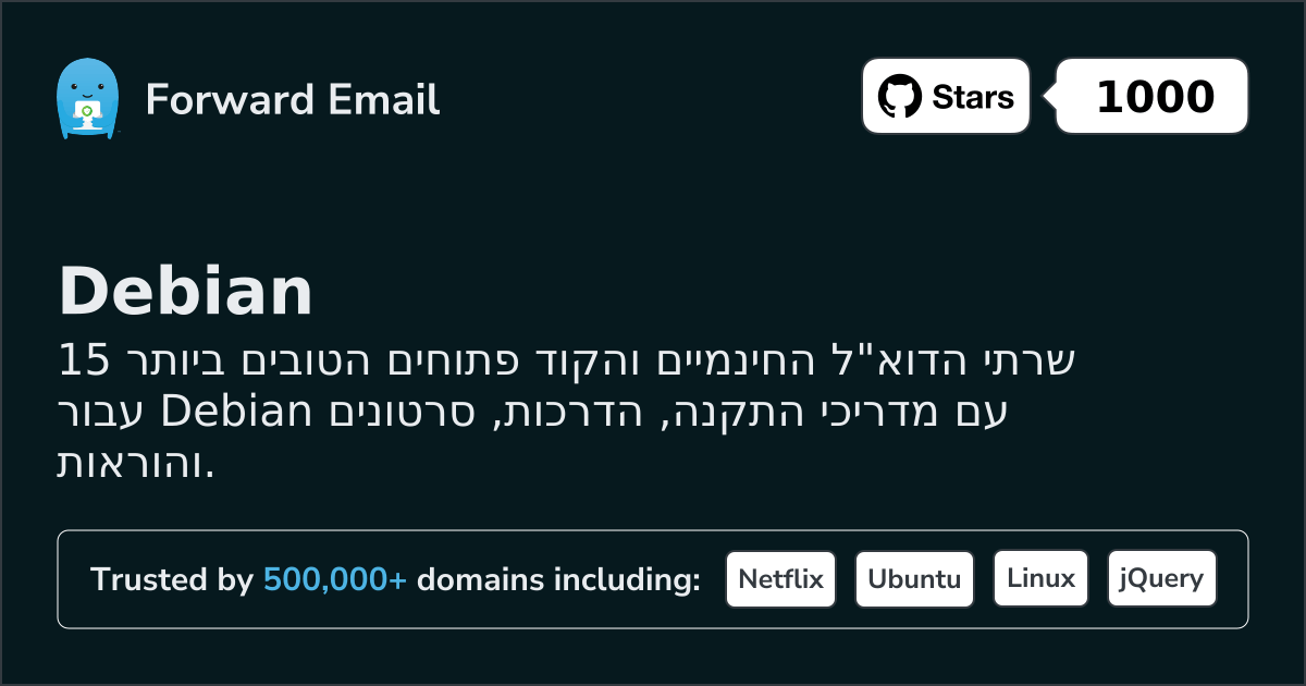 15 Greatest Open Source Email Servers for Debian in 2026