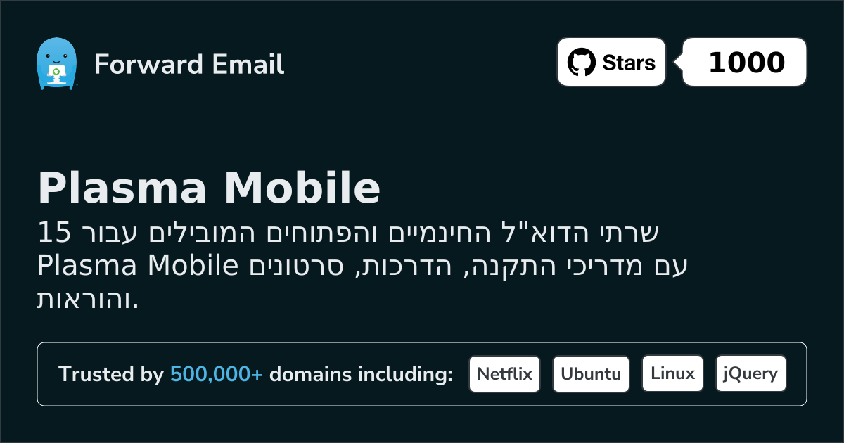 15 Top Open Source Email Servers for Plasma Mobile in 2026