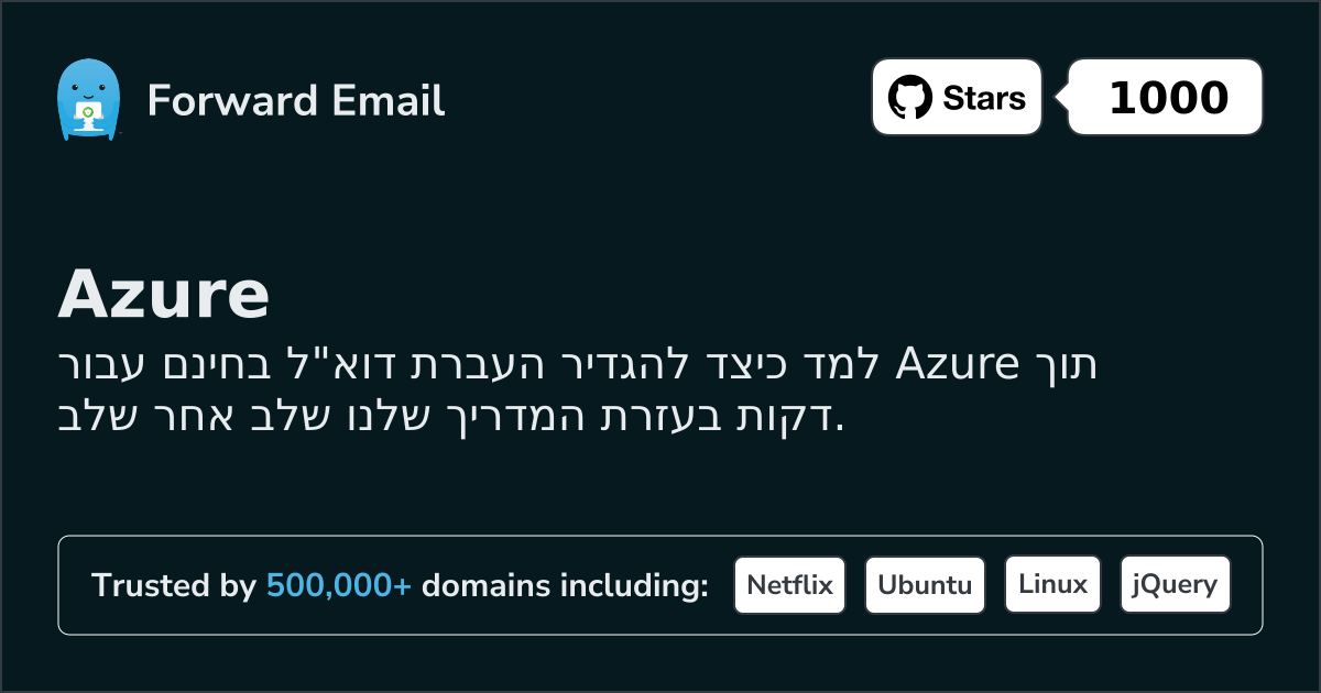 כיצד להגדיר דוא"ל עם Azure
