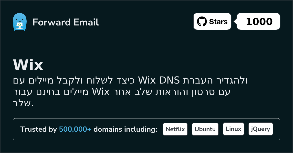 כיצד להגדיר דוא"ל עם Wix