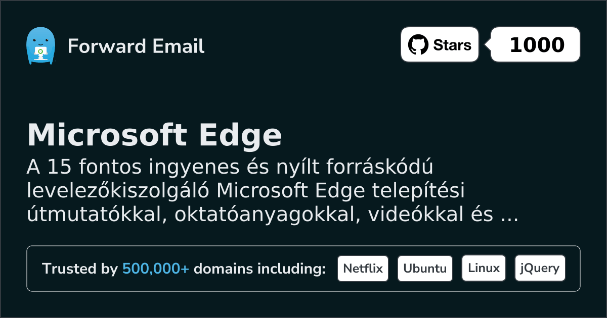15 Important Open Source Email Servers for Microsoft Edge in 2026
