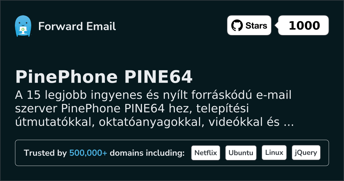 15 Top Open Source Email Servers for PinePhone PINE64 in 2026
