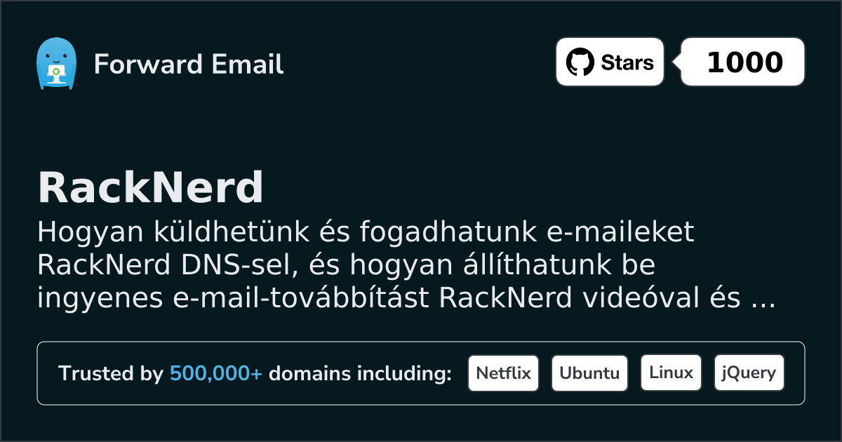 Hogyan állítsd be az e-mailt RackNerd segítségével