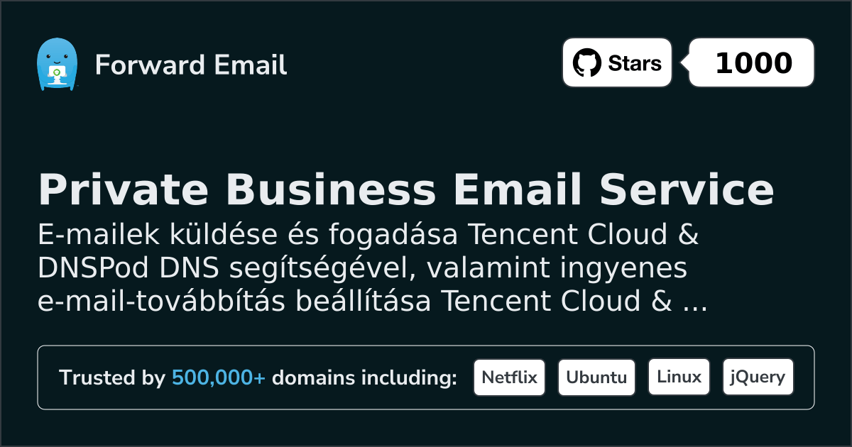 Hogyan állítsd be az e-mailt Tencent Cloud & DNSPod segítségével